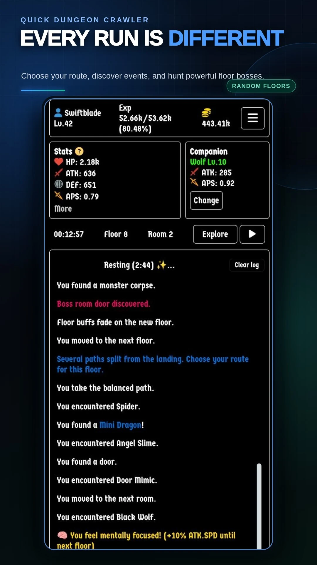 Quick Dungeon Crawler: RPG screenshot