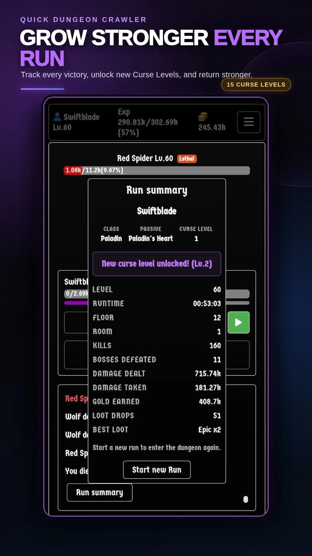 Quick Dungeon Crawler: RPG screenshot